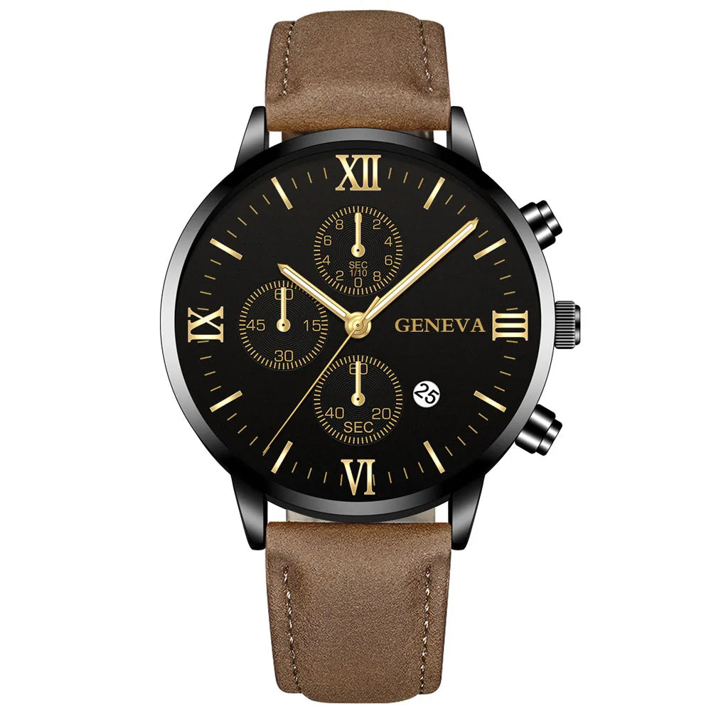 COMPRE 1 e LEVE 2 - Relógios Aura Apex de Couro