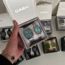 COMPRE 1 e LEVE 2 - Relógios Aura SkyLine Casal + Caixa Premium de Brinde