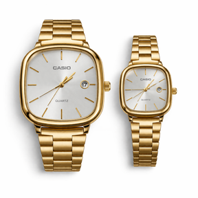 COMPRE 1 e LEVE 2 - Relógios Aura SkyLine Casal + Caixa Premium de Brinde