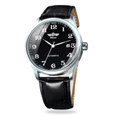 Relógio Aura Mônaco de Couro + Caixa Premium de Brinde