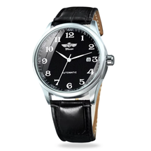 Relógio Aura Mônaco de Couro + Caixa Premium de Brinde