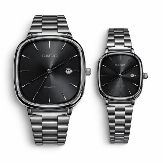 COMPRE 1 e LEVE 2 - Relógios Aura SkyLine Casal + Caixa Premium de Brinde