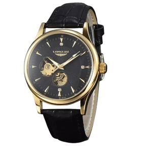 Relógio Aura Orion de Couro + Caixa Premium de Brinde