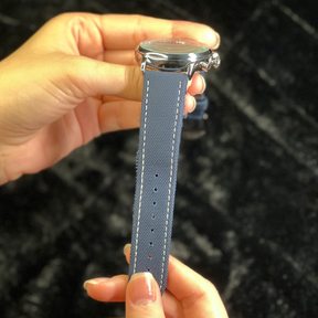 Relógio Aura Platinum de Couro + Caixa Premium de Brinde