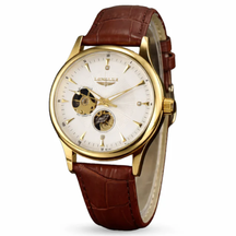 Relógio Aura Orion de Couro + Caixa Premium de Brinde