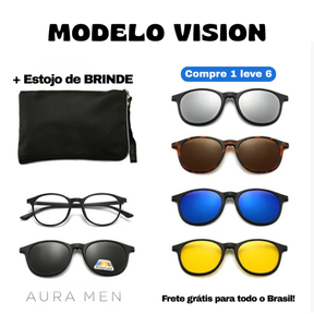 Óculos Canyon 6 em 1 + Estojo Premium de Brinde