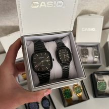 COMPRE 1 e LEVE 2 - Relógios Aura SkyLine Casal + Caixa Premium de Brinde