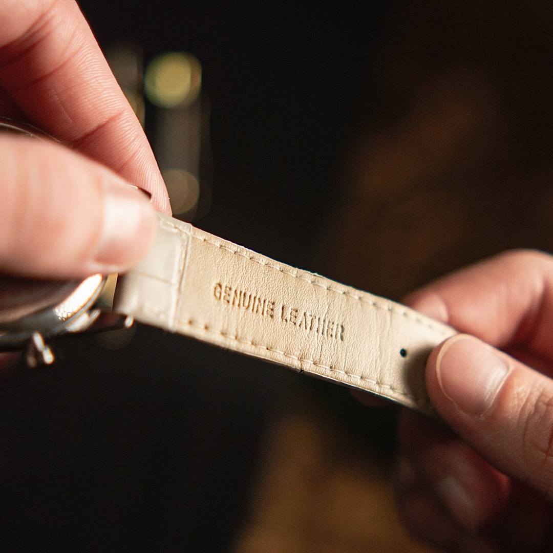 Relógio Aura Magnum de Couro + Caixa Premium de Brinde