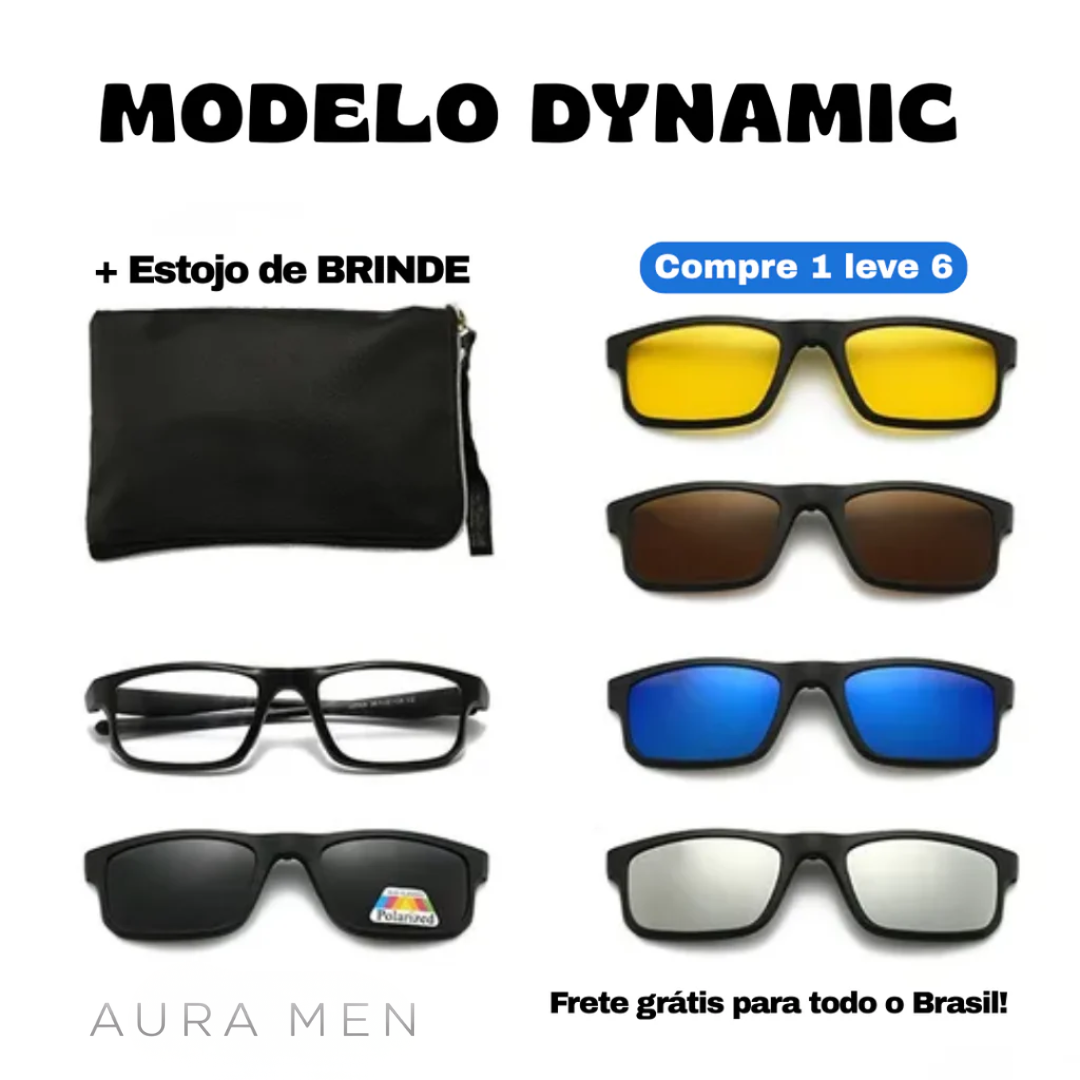 Óculos Canyon 6 em 1 + Estojo Premium de Brinde