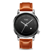 Relógio Aura Atlas de Couro + Caixa Premium de Brinde