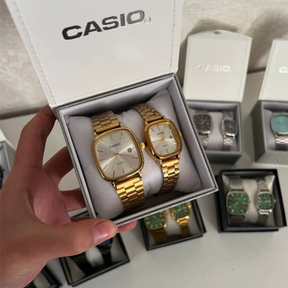 COMPRE 1 e LEVE 2 - Relógios Aura SkyLine Casal + Caixa Premium de Brinde