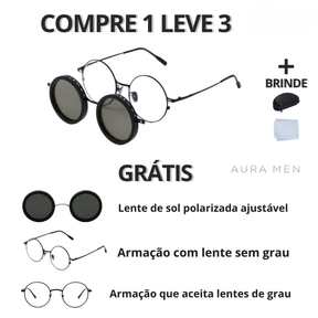 Óculos Ômega + Capinha Protetora Premium de Brinde