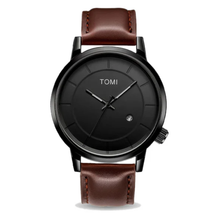 Relógio Aura Atlas de Couro + Caixa Premium de Brinde