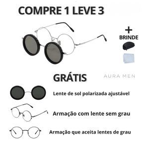 Óculos Ômega + Capinha Protetora Premium de Brinde