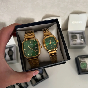 COMPRE 1 e LEVE 2 - Relógios Aura SkyLine Casal + Caixa Premium de Brinde