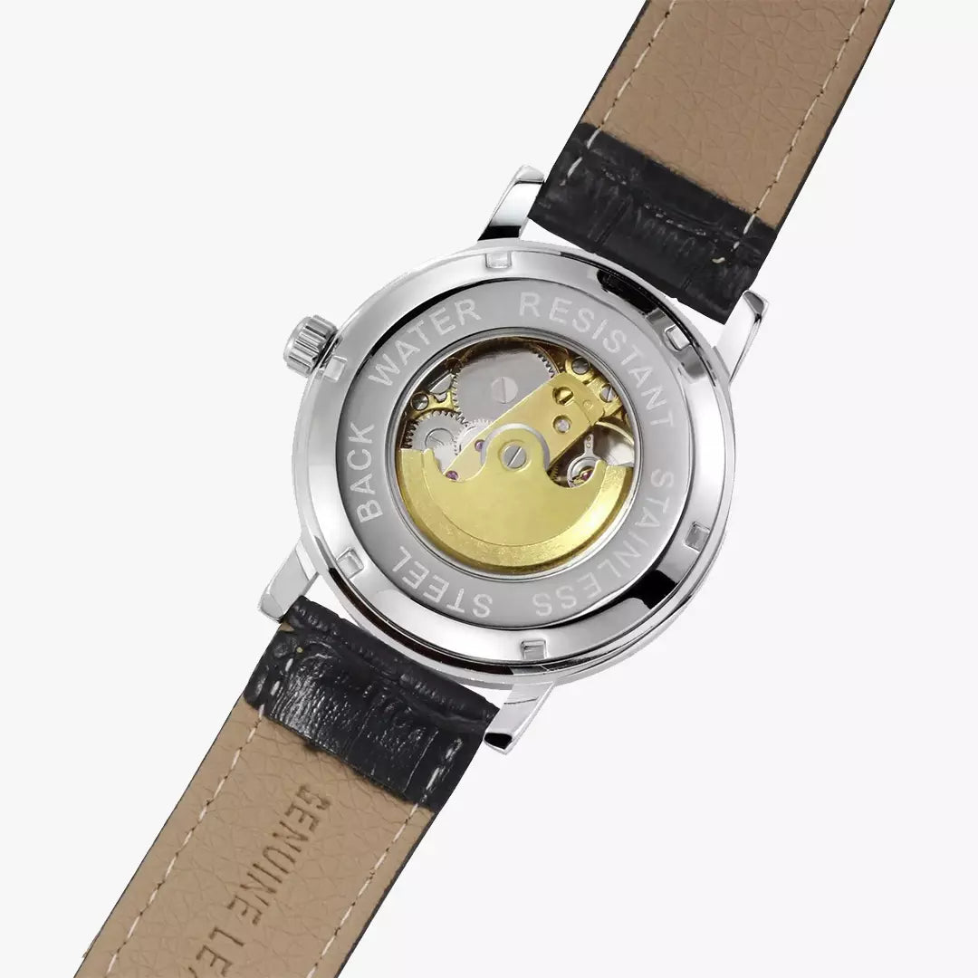 Relógio Aura Orion de Couro + Caixa Premium de Brinde