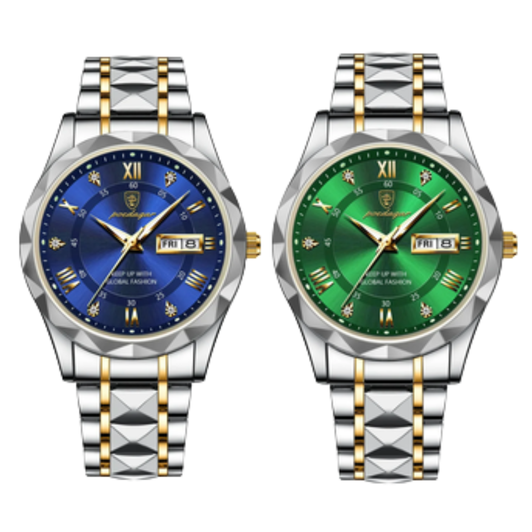 Kit 2 Relógios Poedagar Aura Infinix + Caixinha de Brinde