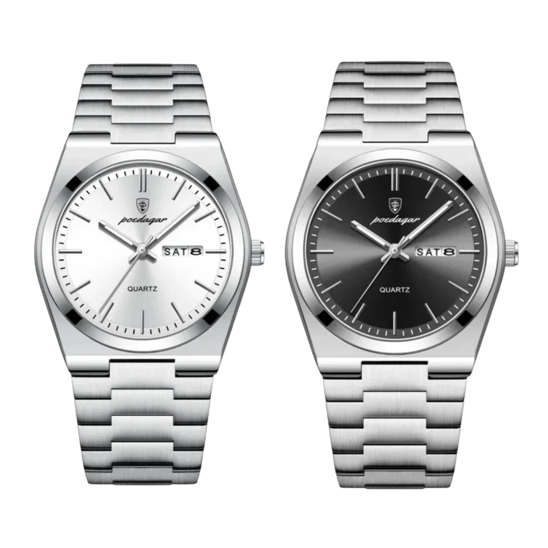 Kit 2 Relógios Poedagar Aura Supreme + Caixinha de Brinde