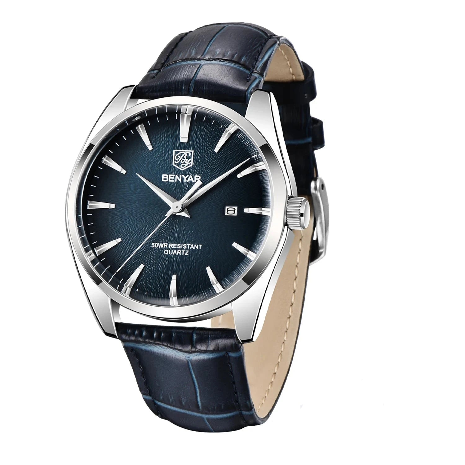 Relógio Aura Apolo de Couro + Caixa Premium de Brinde