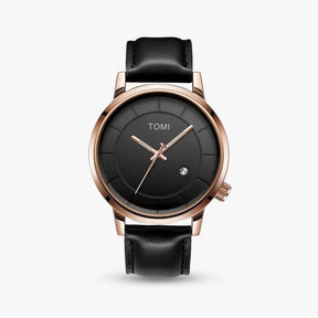 Relógio Aura Atlas de Couro + Caixa Premium de Brinde