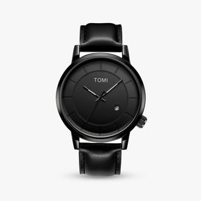 Relógio Aura Atlas de Couro + Caixa Premium de Brinde