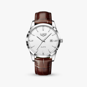 Relógio Aura Nero de Couro + Caixa Premium de Brinde