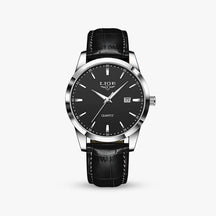 Relógio Aura Nero de Couro + Caixa Premium de Brinde