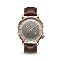 Relógio Aura Atlas de Couro + Caixa Premium de Brinde