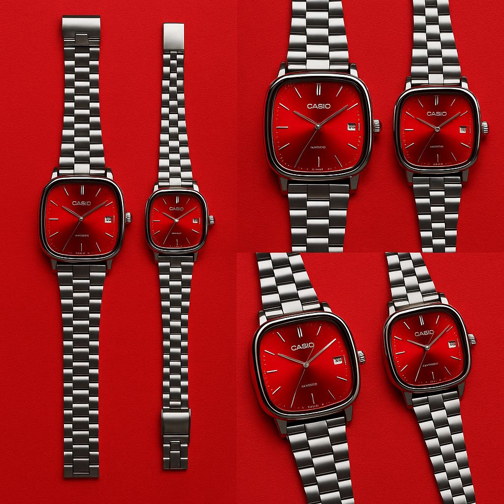 Kit Relógios Casio Duo Elegance + Brindes Exclusivos
