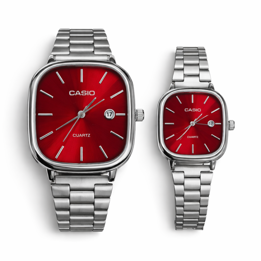 Kit Relógios Casio Duo Elegance + Brindes Exclusivos